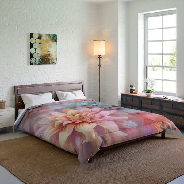 Pastel Fantasy Baroque Floral 03 - Comforter - Image 2