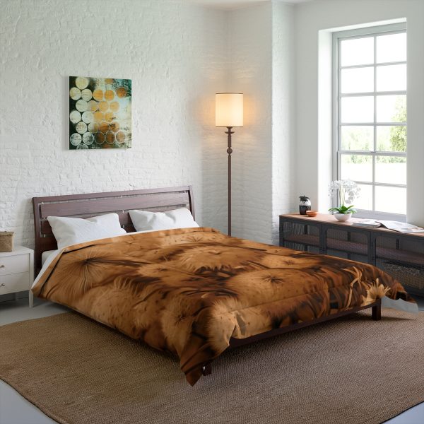 Dandelion Dream in Sunkissed Peach - Comforter - Image 2