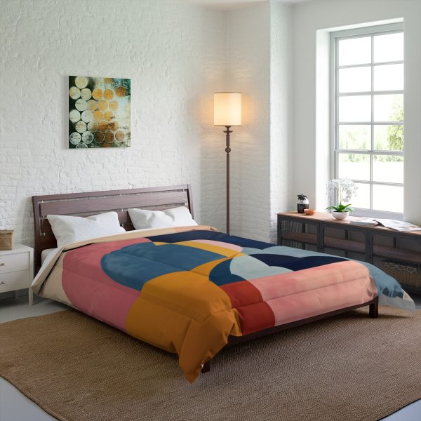 Soft Geometric Windows - Comforter - Image 2