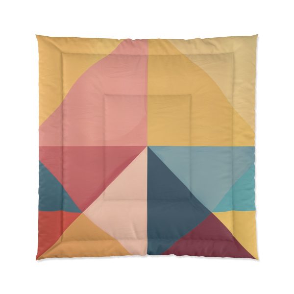 Soft Geometric Pyramid 03 - Comforter