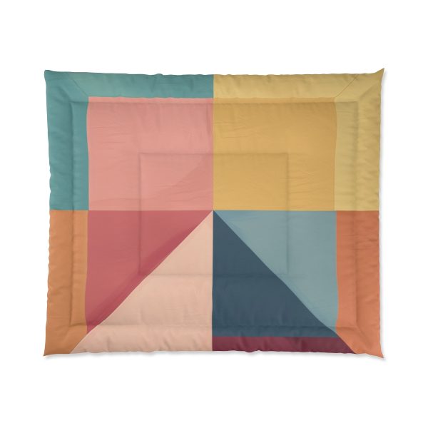 Soft Geometric Pyramid 01 - Comforter - Image 7