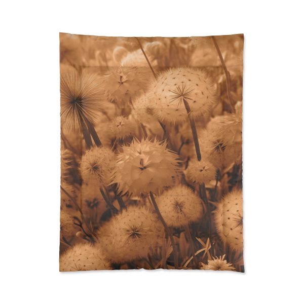 Dandelion Dream in Sunkissed Peach - Comforter - Image 3