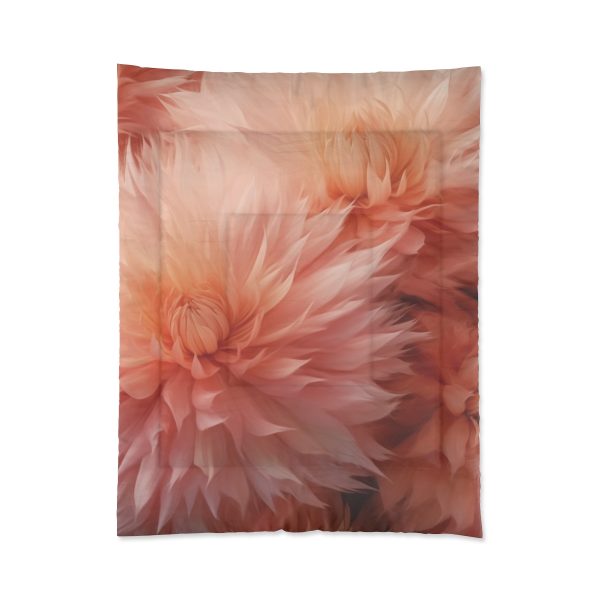 Lovely Fuzzy Buds in Peach 01 - Comforter - Image 3