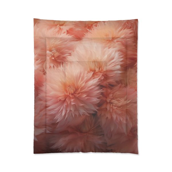 Lovely Fuzzy Buds in Peach 02 - Comforter - Image 3