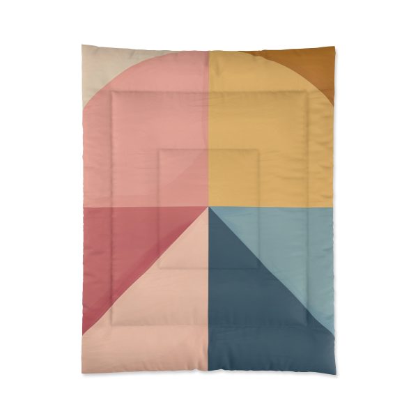 Soft Geometric Pyramid 02 - Comforter - Image 3