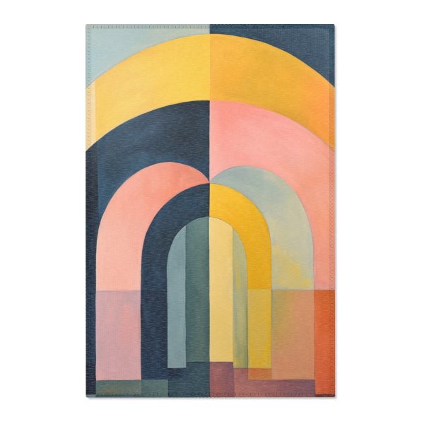 Soft Geometric Archways - Area Rugs - Image 4