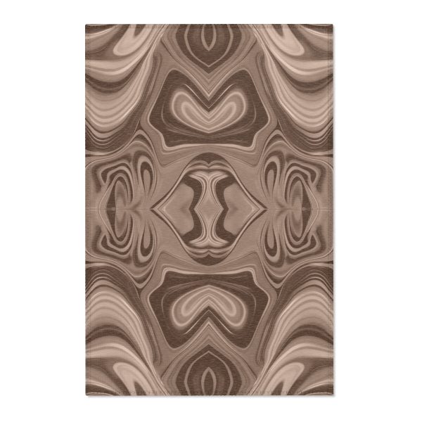 Lipnotic Kaleidoscope Background In Almondine 02 - Area Rugs - Image 4