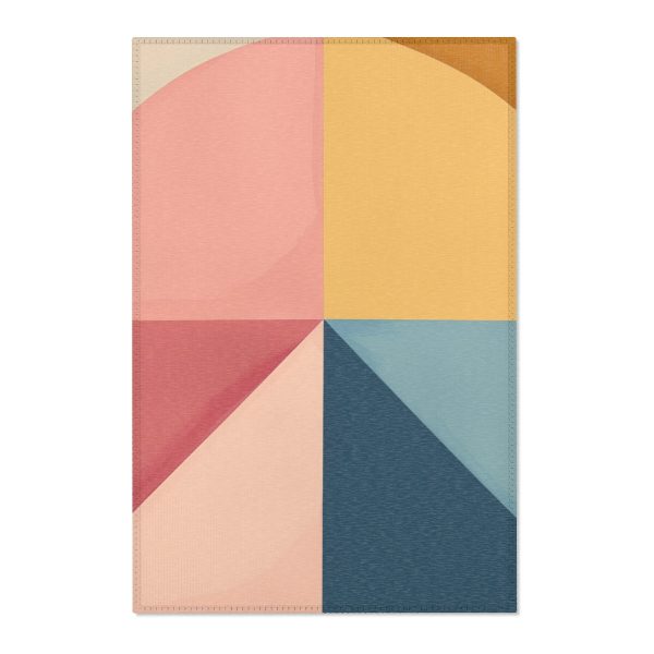 Soft Geometric Pyramid 02 - Area Rugs - Image 4