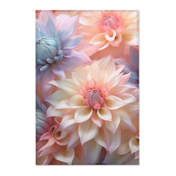 Pastel Fantasy Baroque Floral 01 - Area Rugs - Image 4