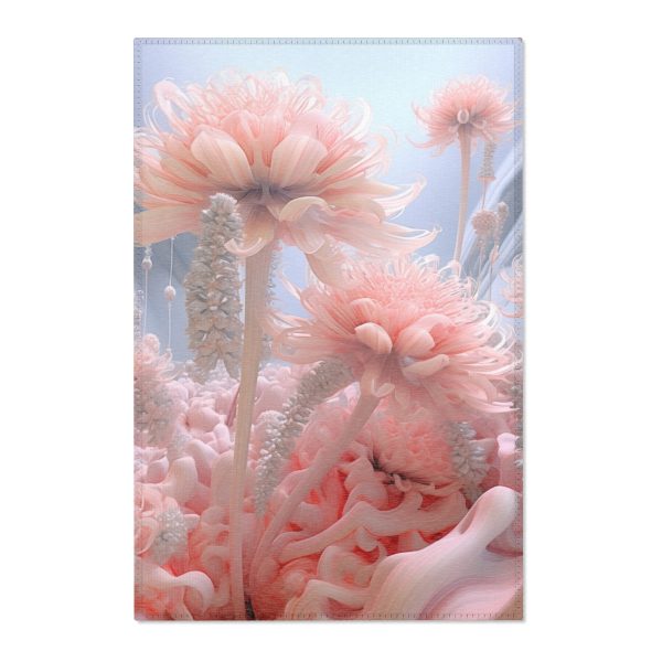 Foamy Floral Fusion 01 - Area Rugs