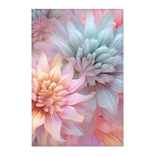 Pastel Fantasy Baroque Floral 03 - Area Rugs - Image 4