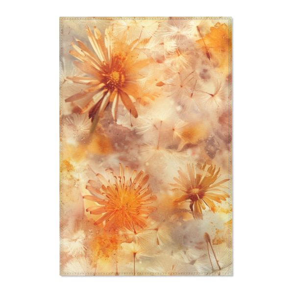 Dandelion Amber Inclusion Print - Area Rugs - Image 4