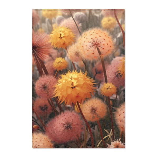 Autumn Dandelion Dream - Area Rugs - Image 4