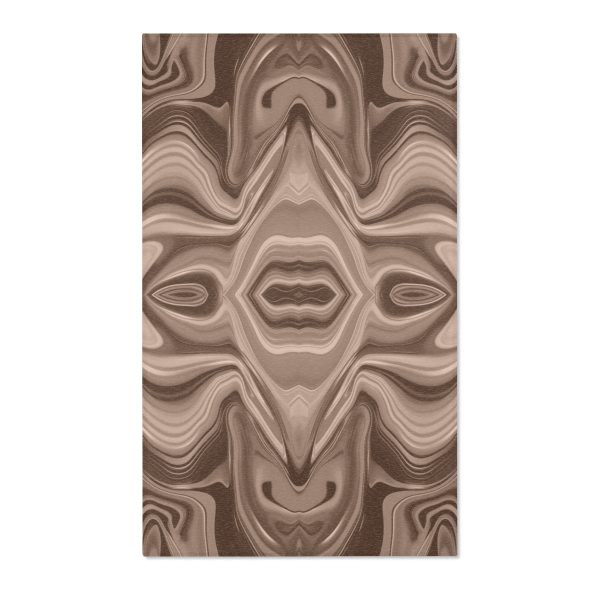 Lipnotic Kaleidoscope Background In Almondine 03 - Area Rugs - Image 7