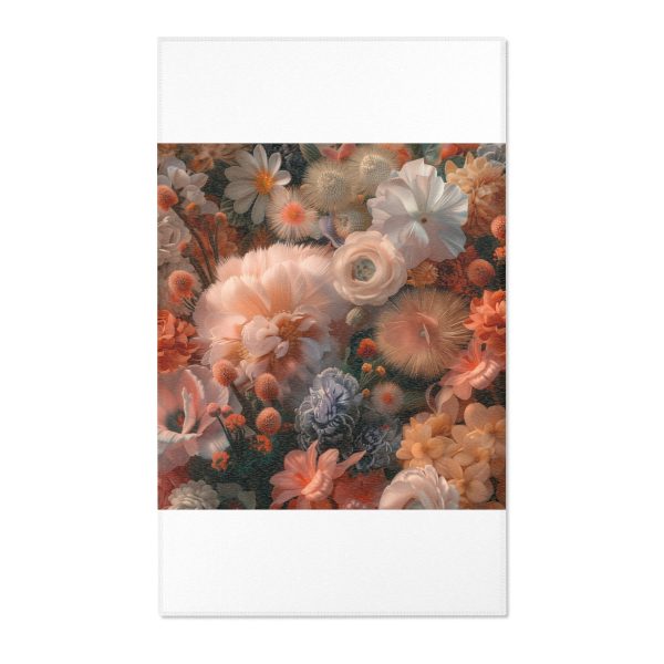 Lustrous Peach Baroque Floral 01 - Area Rugs - Image 7