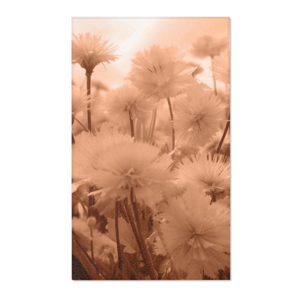 Fuzzy Dandelion Fantasy in Peach Fuzz Tone - Area Rugs - Image 7