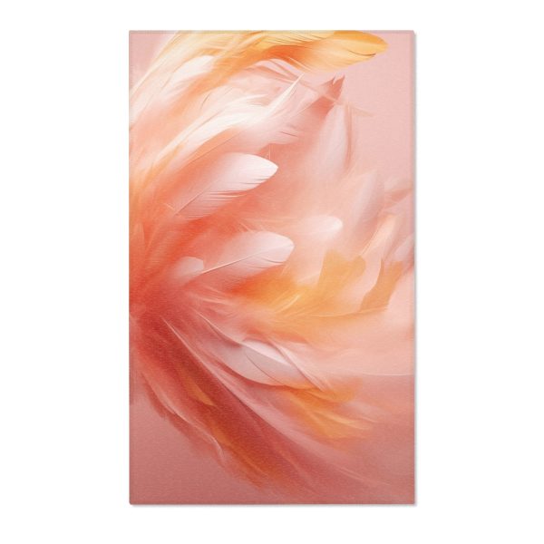 Lovely Fuzzy Feathers in Peach 02 - Area Rugs - Image 7