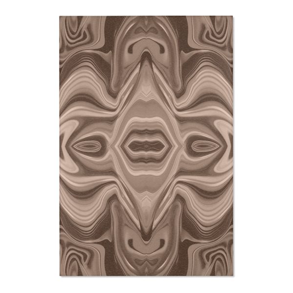 Lipnotic Kaleidoscope Background In Almondine 03 - Area Rugs - Image 10