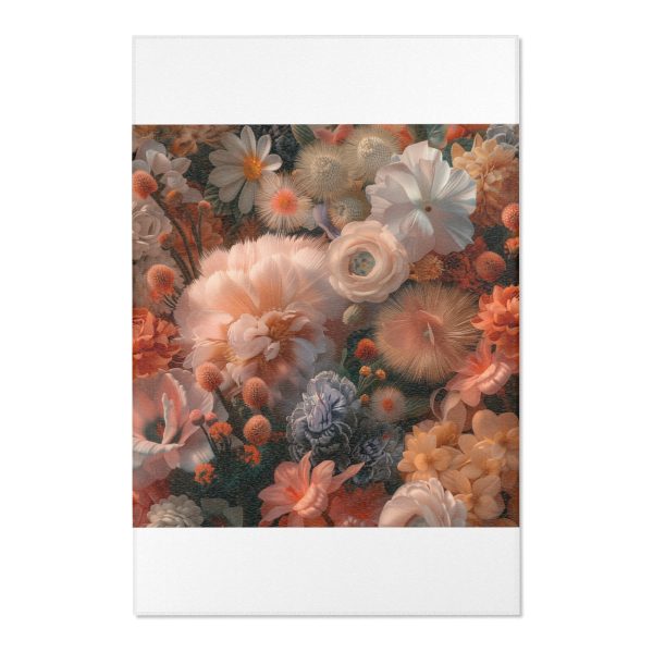 Lustrous Peach Baroque Floral 01 - Area Rugs - Image 10