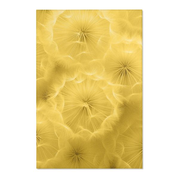 Dandelion Down Motif in Super Lemon Tone - Area Rugs - Image 10