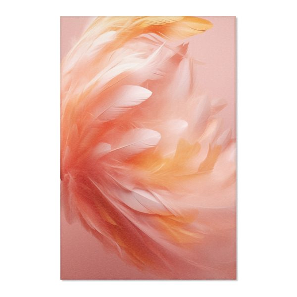 Lovely Fuzzy Feathers in Peach 02 - Area Rugs - Image 10