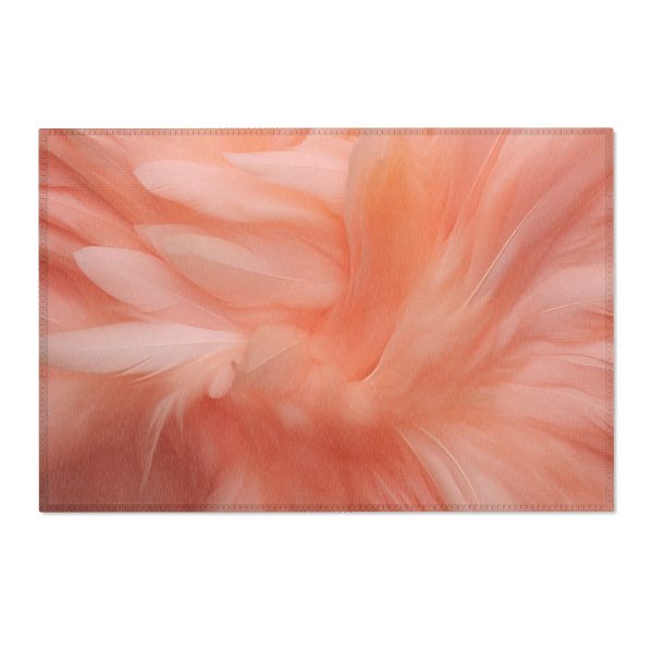 Lovely Fuzzy Feathers in Peach 01 - Area Rugs - Image 13