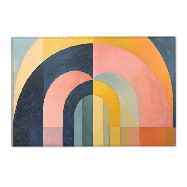 Soft Geometric Archways - Area Rugs - Image 13