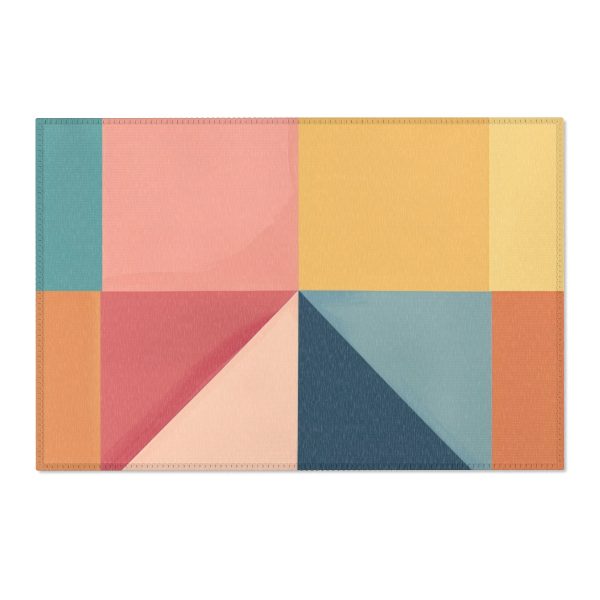 Soft Geometric Pyramid 01 - Area Rugs - Image 13