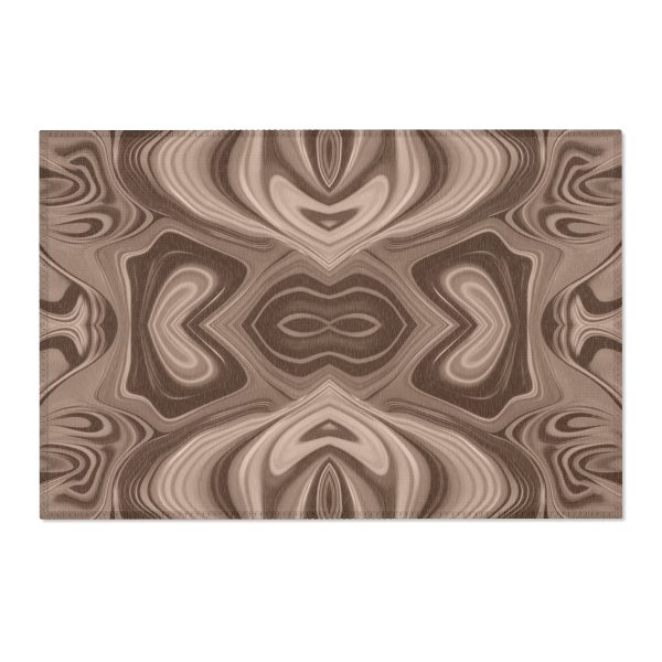 Lipnotic Kaleidoscope Background In Almondine 04 - Area Rugs - Image 13