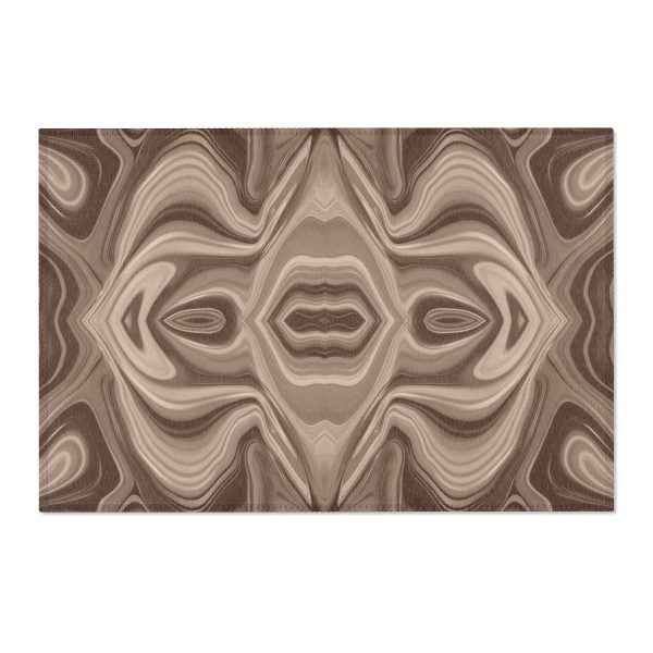 Lipnotic Kaleidoscope Background In Almondine 03 - Area Rugs - Image 13