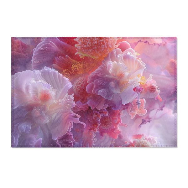 Floral Nebula 05 - Area Rugs