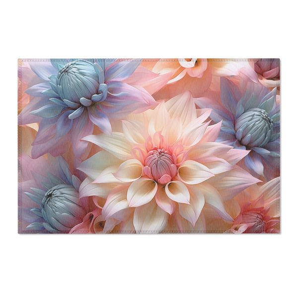 Pastel Fantasy Baroque Floral 01 - Area Rugs - Image 13