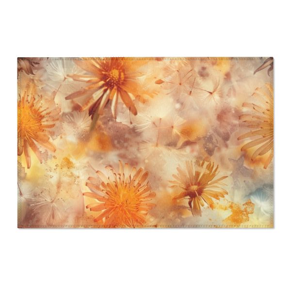 Dandelion Amber Inclusion Print - Area Rugs - Image 13