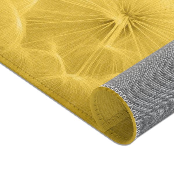 Dandelion Down Motif in Super Lemon Tone - Area Rugs - Image 15