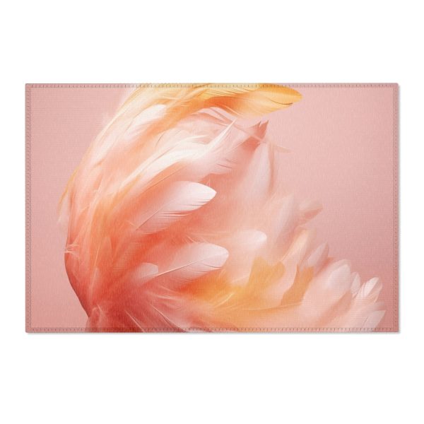 Lovely Fuzzy Feathers in Peach 02 - Area Rugs - Image 13