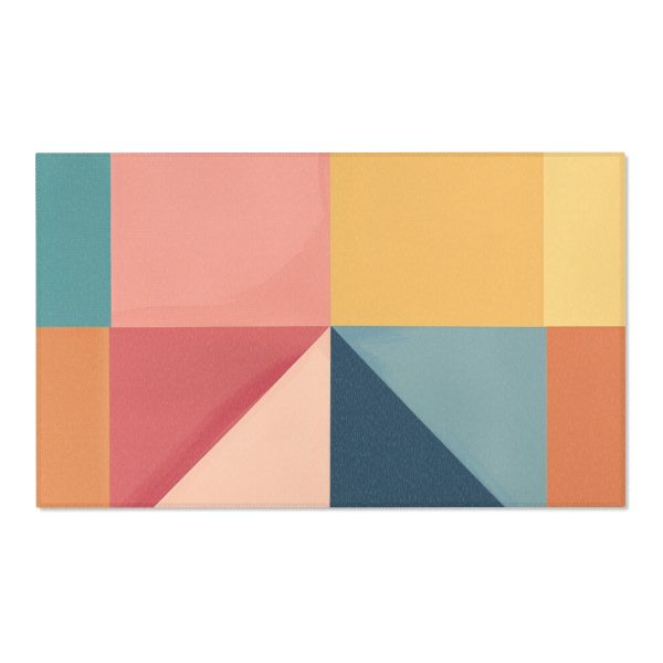 Soft Geometric Pyramid 01 - Area Rugs - Image 16