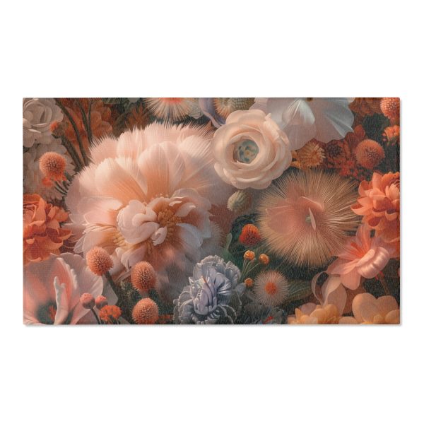 Lustrous Peach Baroque Floral 01 - Area Rugs - Image 16