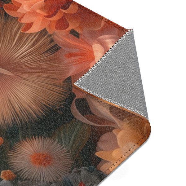 Lustrous Peach Baroque Floral 01 - Area Rugs - Image 17