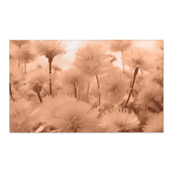 Fuzzy Dandelion Fantasy in Peach Fuzz Tone - Area Rugs - Image 16