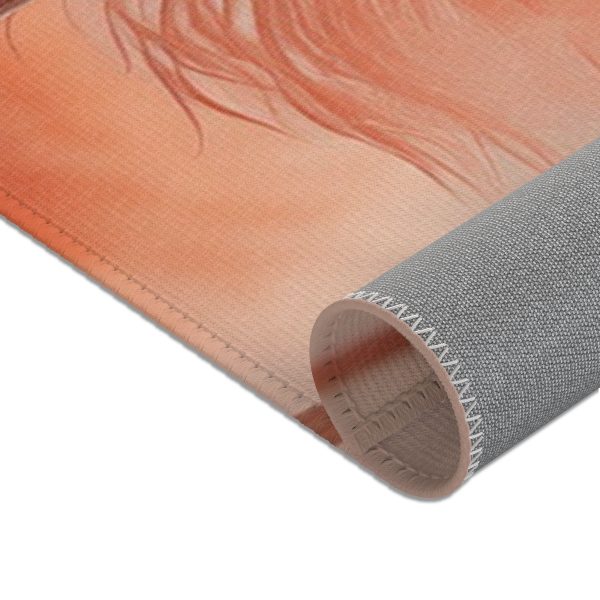 Misty Peach Dandelions - Area Rugs - Image 3