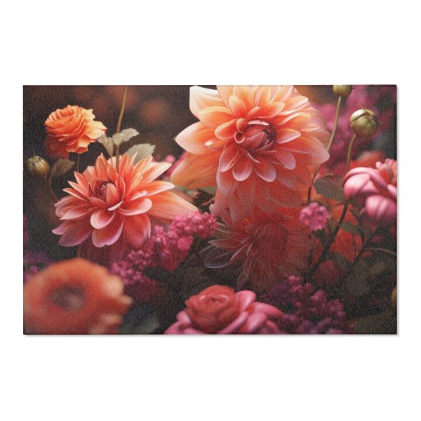 Bright Fantasy Floral 02 - Area Rugs