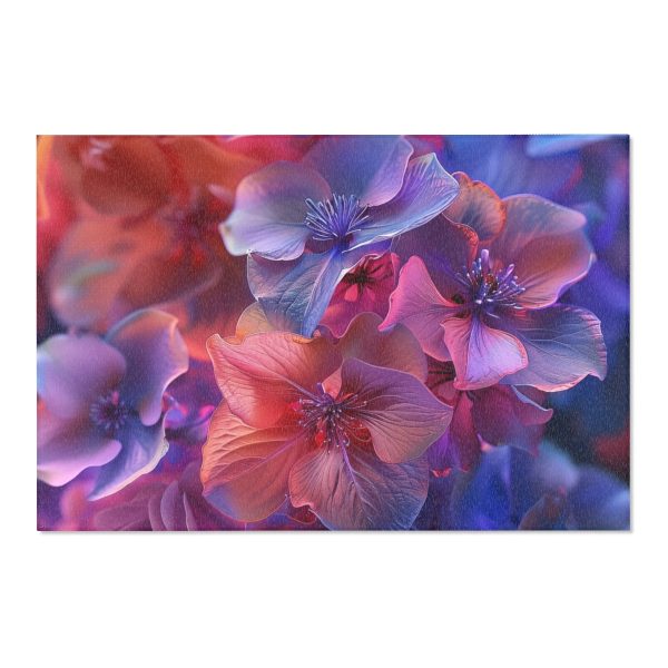 Bright Fantasy Floral 03 - Area Rugs