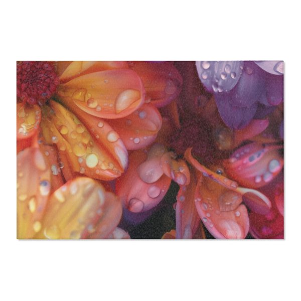 Bright Fantasy Floral 04 - Area Rugs