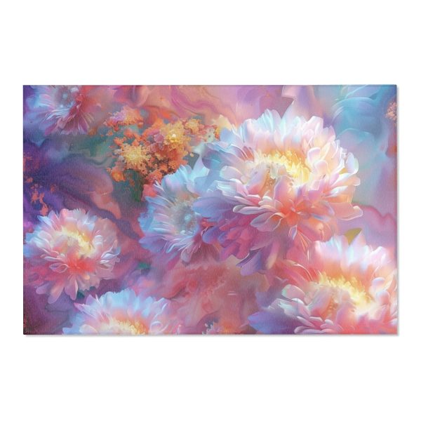 Floral Nebula 04 - Area Rugs