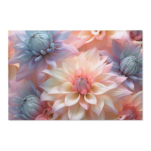 Pastel Fantasy Baroque Floral 01 - Area Rugs