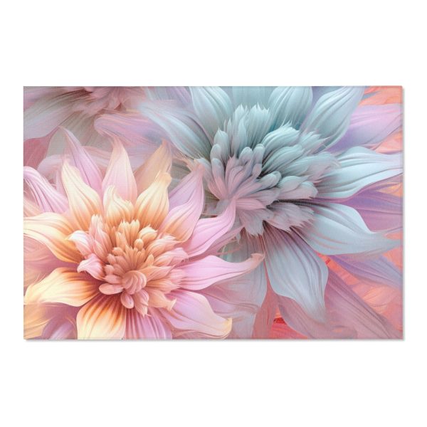 Pastel Fantasy Baroque Floral 03 - Area Rugs