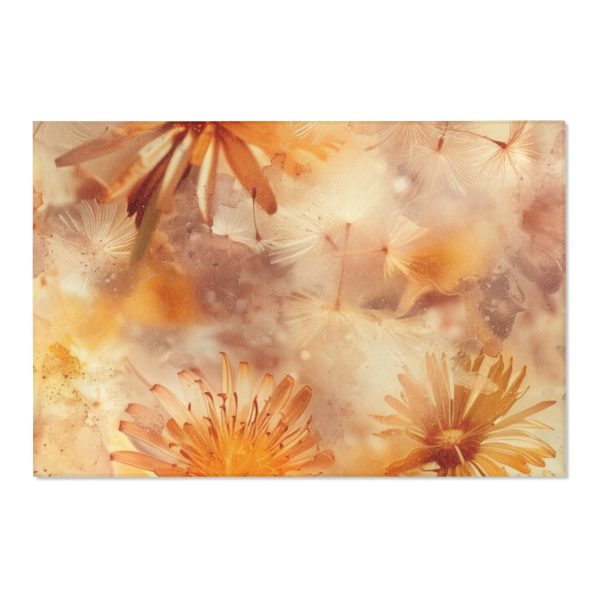 Dandelion Amber Inclusion Print - Area Rugs