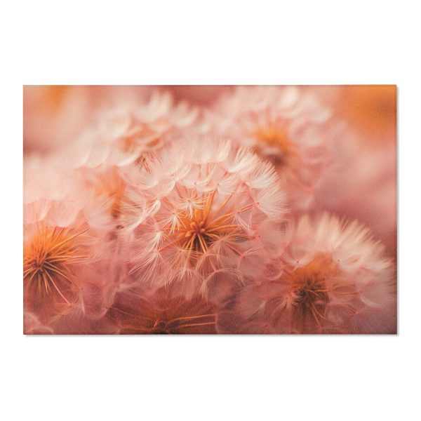 Lovely Fuzzy Fluff in Peach 02 - Area Rugs