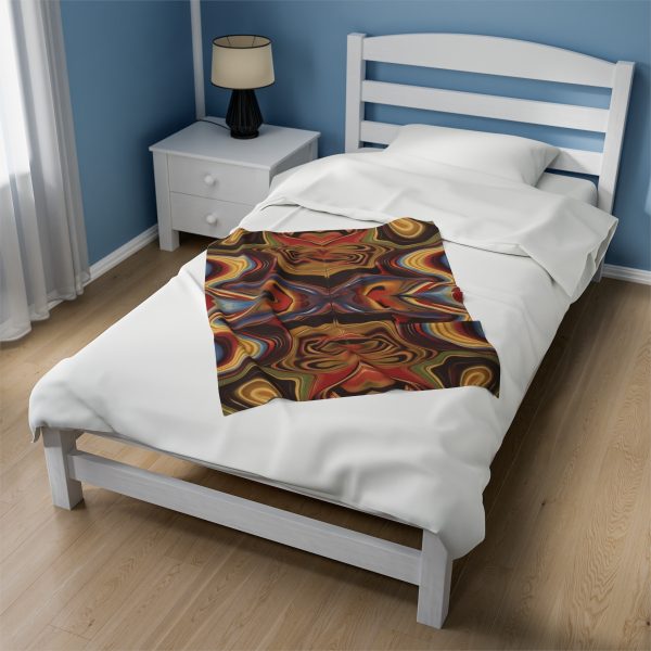 Lipnotic Kaleidoscope Background 01 - Velveteen Plush Blanket - Image 11