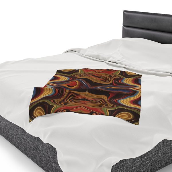 Lipnotic Kaleidoscope Background 01 - Velveteen Plush Blanket - Image 15